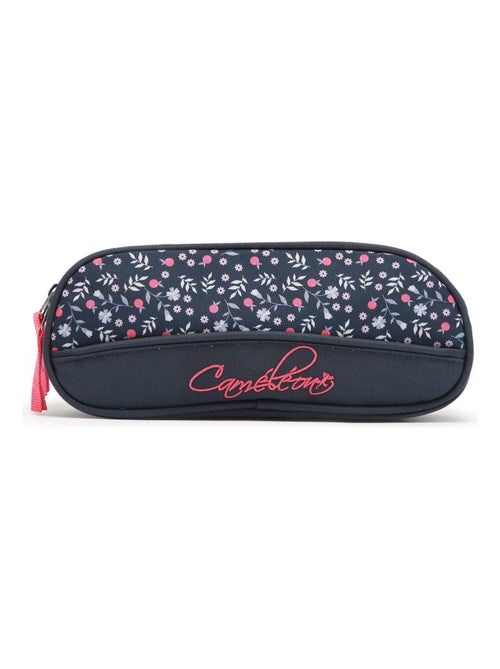 Trousse 2 compartiments ligne Basic Caméléon. En polyester - avec fermeture éclair - Kiabi