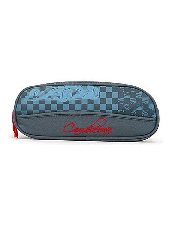 Trousse 2 compartiments ligne Basic Caméléon. En polyester - avec fermeture éclair