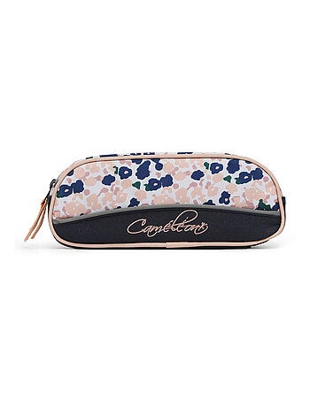 Trousse 2 compartiments ligne Basic Caméléon. En polyester - avec fermeture éclair
