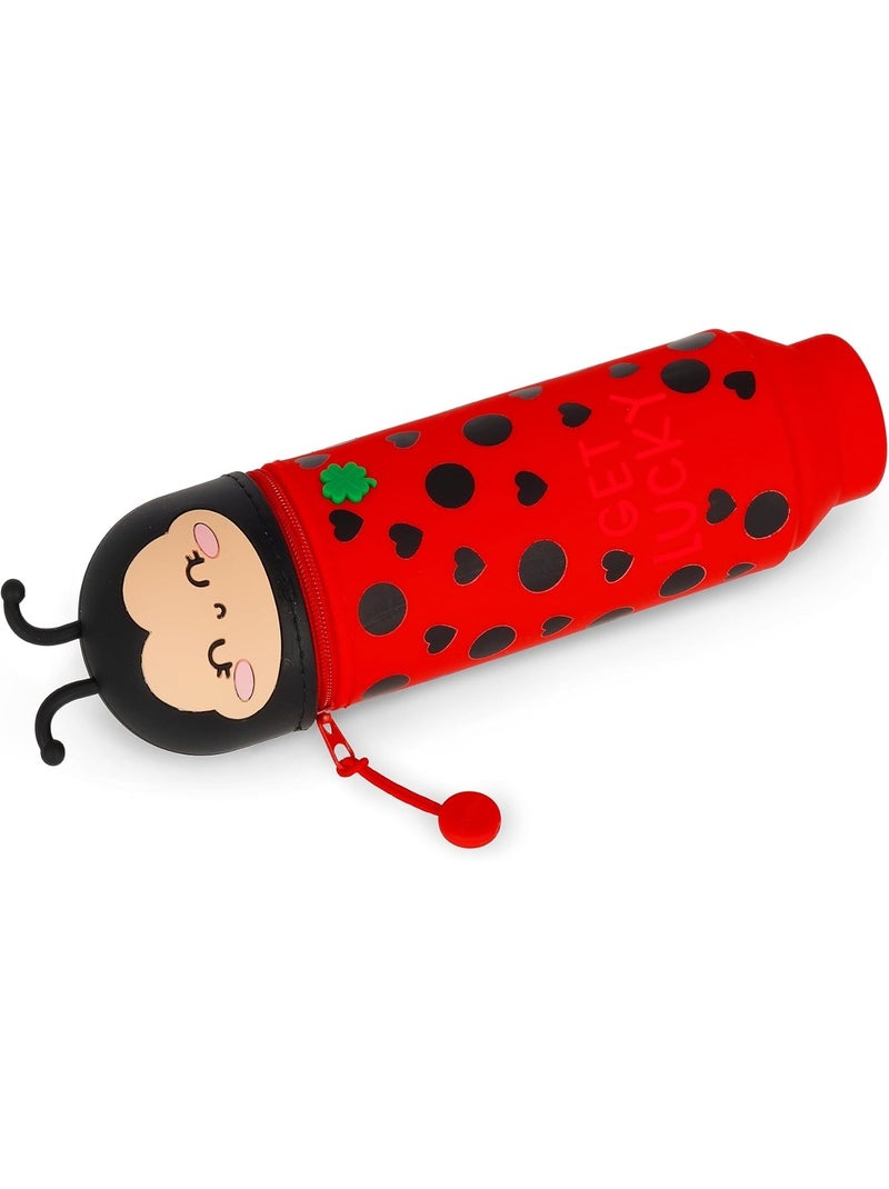 Trousse 2 en 1 en Silicone Ladybug > Rouge - Kiabi