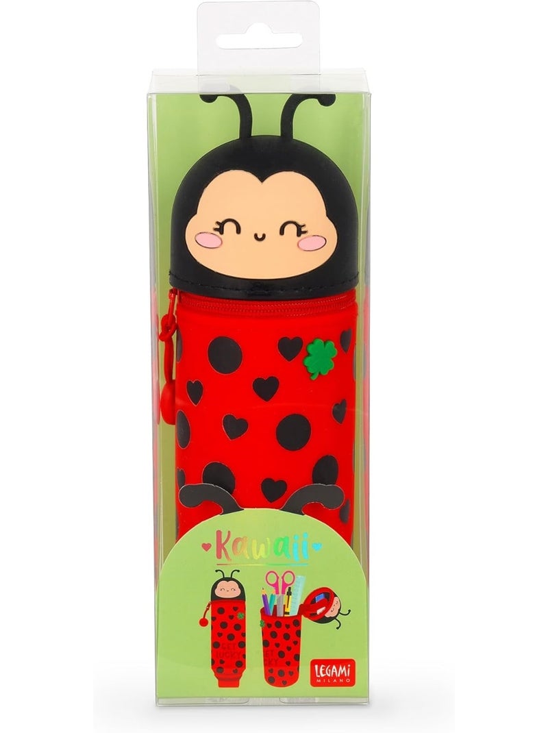 Trousse 2 en 1 en Silicone Ladybug > Rouge - Kiabi