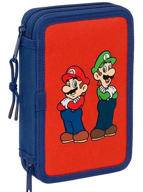 Trousse 3 compartiments Super Mario Mamma Mia remplie 29 pièces - Kiabi Trousse 3 compartiments Super Mario Mamma Mia remplie 29 pièces - Kiabi
