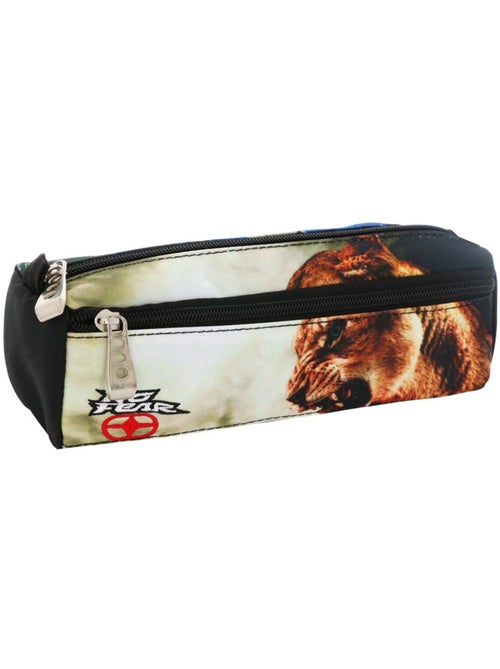 Trousse à crayons imprimée motif lion désert No Fear - Kiabi