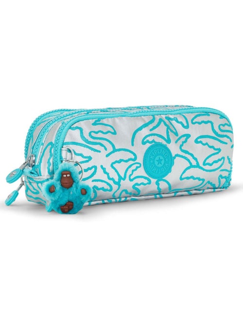 Trousse à crayons nylon Kipling 3 zips 3 emplacements - Kiabi