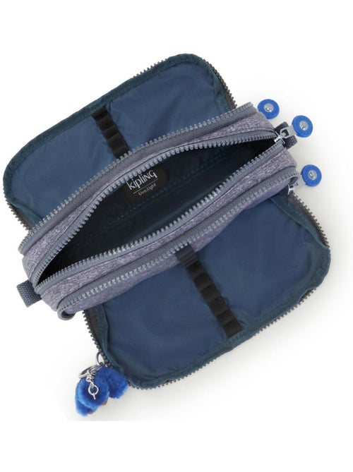 Trousse à crayons nylon Kipling 3 zips 3 emplacements - Kiabi