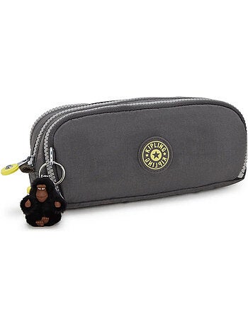 Trousse à crayons nylon Kipling 3 zips 3 emplacements