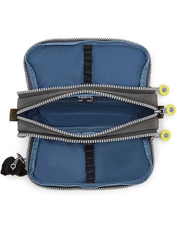 Trousse à crayons nylon Kipling 3 zips 3 emplacements