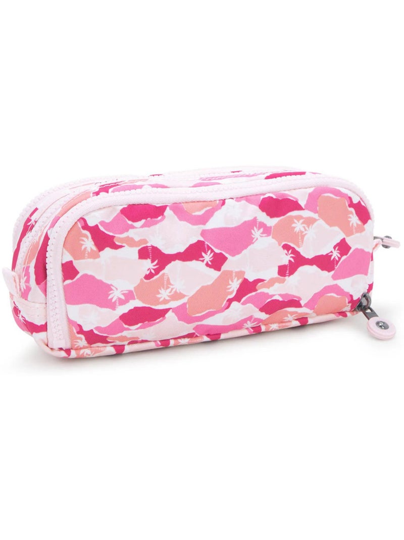 Trousse à crayons nylon Kipling 3 zips 3 emplacements Rose - Kiabi