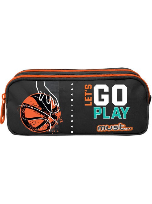 Trousse à crayons rectangulaire basket à fermeture zippée 2 compartiments - NBA - Kiabi Trousse à crayons rectangulaire basket à fermeture zippée 2 compartiments - NBA - Kiabi