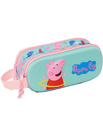 Trousse à crayons rembourrée 3D néoprène Peppa Pig