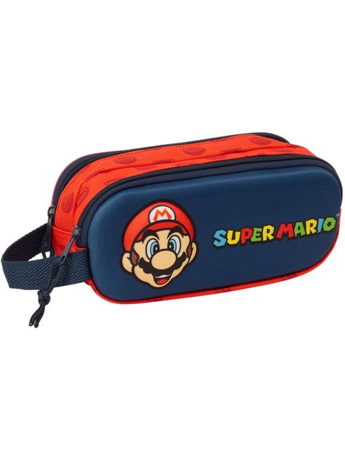 Trousse à crayons rembourrée motif 3D Super Mario - Kiabi