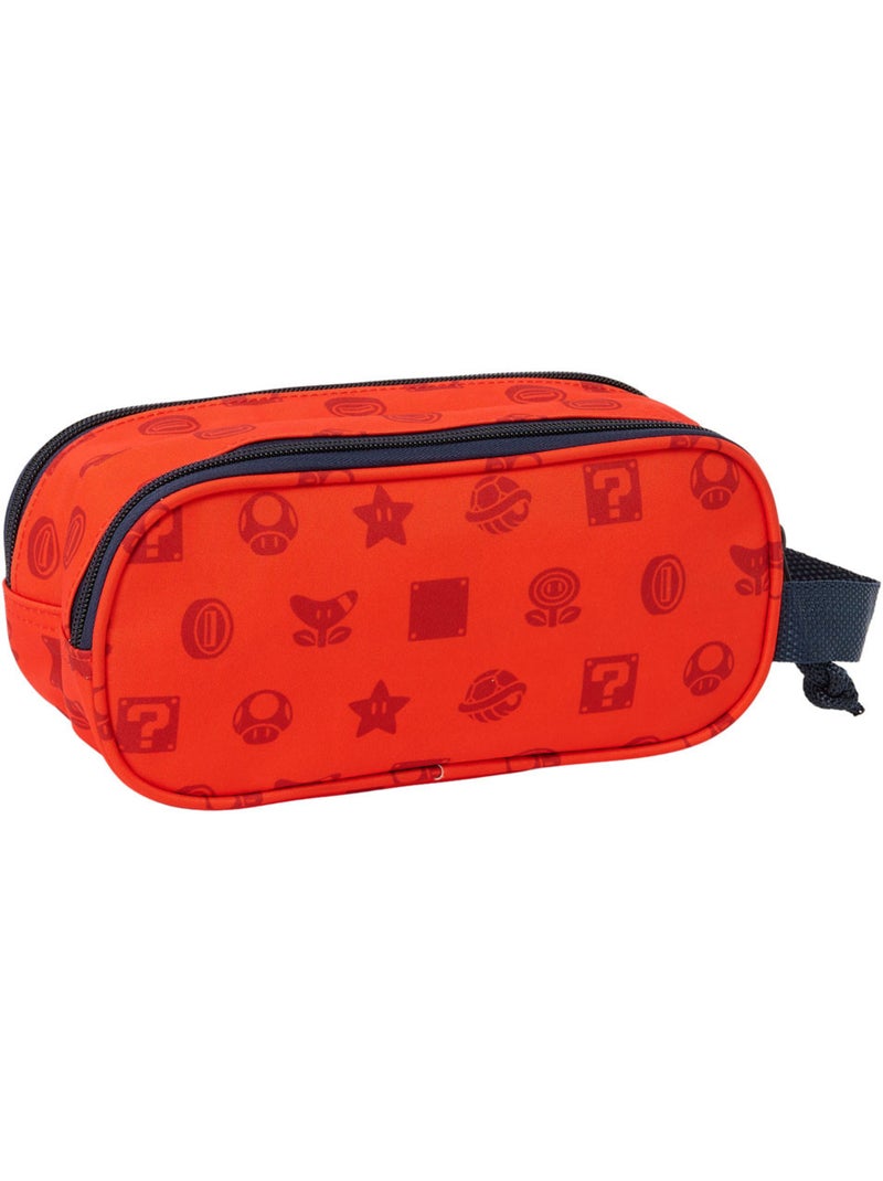 Trousse à crayons rembourrée motif 3D Super Mario Bleu marine - Kiabi