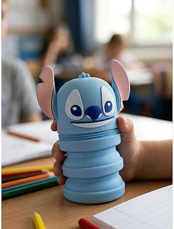 Trousse à crayons résistante stitch disney