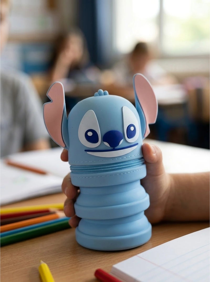 Trousse à crayons résistante stitch disney Bleu - Kiabi
