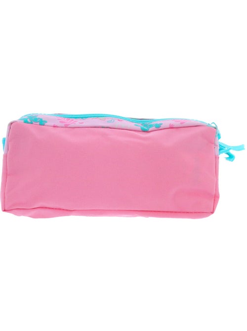 Trousse à deux compartiments zip 23 cm Lilo et Stitch tissu souple - Kiabi Trousse à deux compartiments zip 23 cm Lilo et Stitch tissu souple - Kiabi