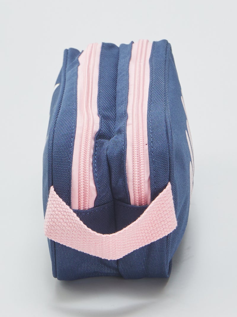 Trousse à double compartiments 'Stitch' Bleu - Kiabi