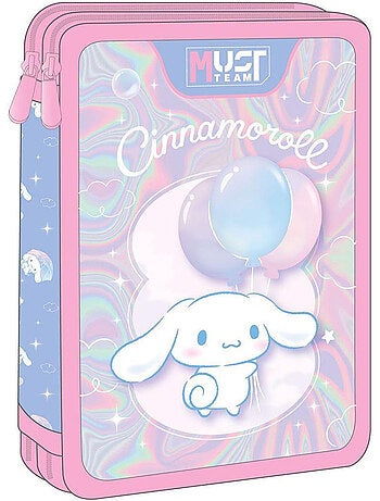 Trousse à double fermeture 'Cinamoroll' – Avec contenu 12 feutres