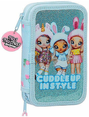 Trousse à fermeture zippée 2 compartiments 19 cm 'Na! Na! Na!'