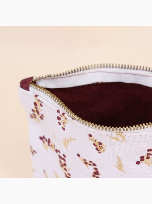 Trousse à maquillage motifs fleuris 21x17cm - Kiabi Trousse à maquillage motifs fleuris 21x17cm - Kiabi
