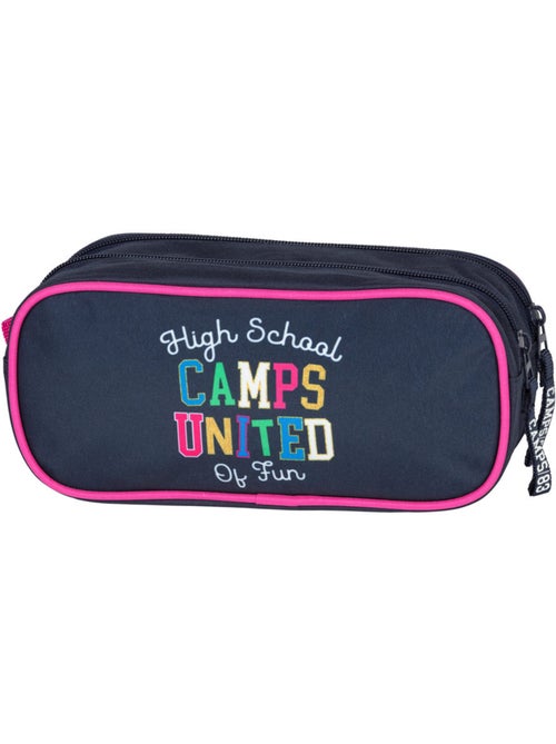 Trousse à stylos rectangulaire 22 cm 2 compartiments zippés - Camps - Kiabi Trousse à stylos rectangulaire 22 cm 2 compartiments zippés - Camps - Kiabi