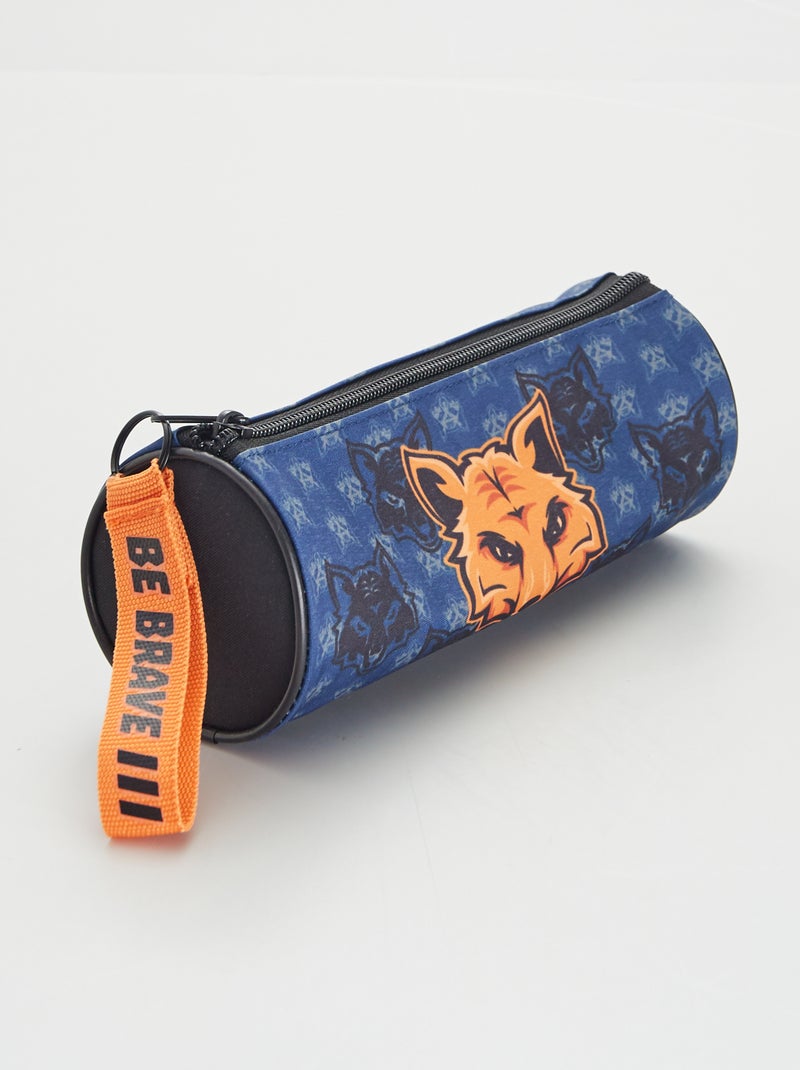 Trousse avec imprimé bleu - Kiabi