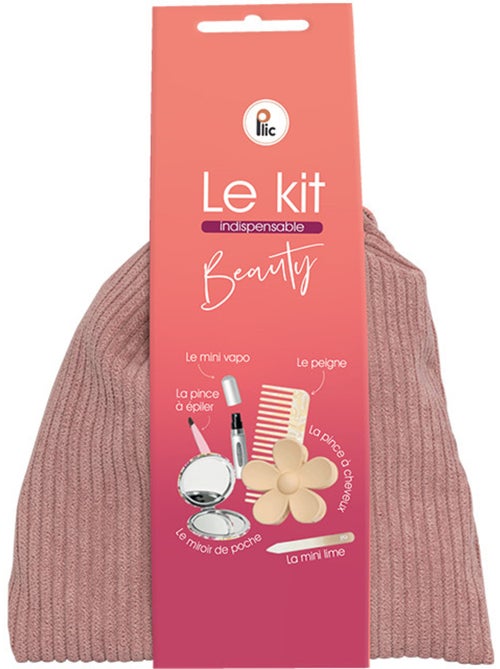 Trousse beauté nomade 6 accessoires coton - Kiabi Trousse beauté nomade 6 accessoires coton - Kiabi