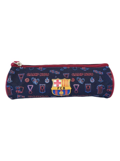 Trousse bleue en toile fcb - Kiabi