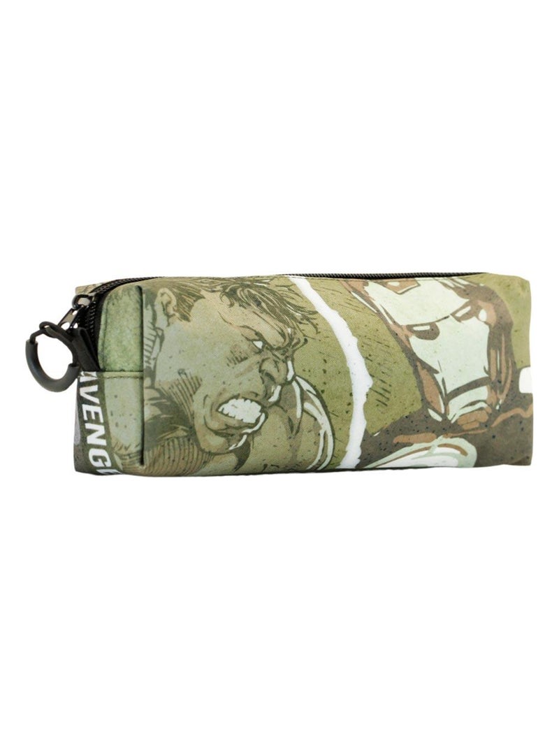 Trousse Carré FAN - Marvel Avengers Shout - Vert Militaire - Taille Unique Vert kaki - Kiabi