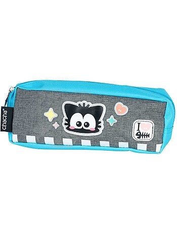Trousse chacha en tissu avec fermeture éclair 22 x 8 x 5 cm