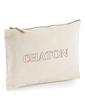 Trousse CHATON ROSE