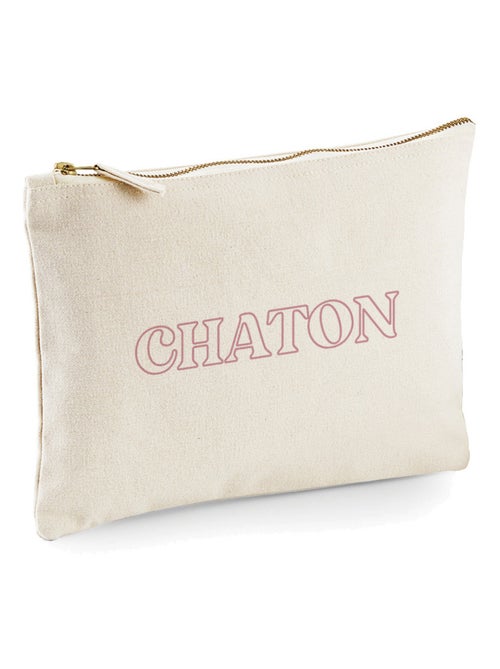 Trousse CHATON ROSE - Kiabi
