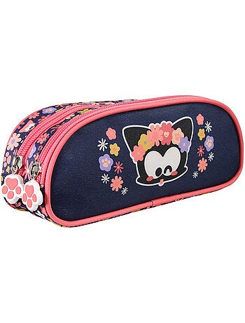 Trousse 'chien et chat' – chacha haricot 2 compartiments – 22 cm