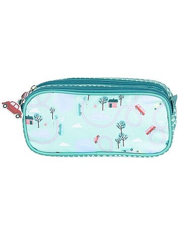Trousse CMP rectangulaire 22 cm – 2 compartiments zippés – CMP