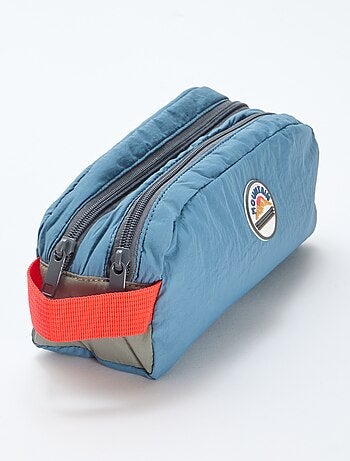 Trousse color bloc double compartiment