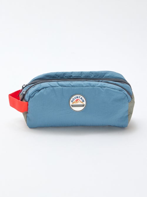 Trousse color bloc double compartiment - Kiabi