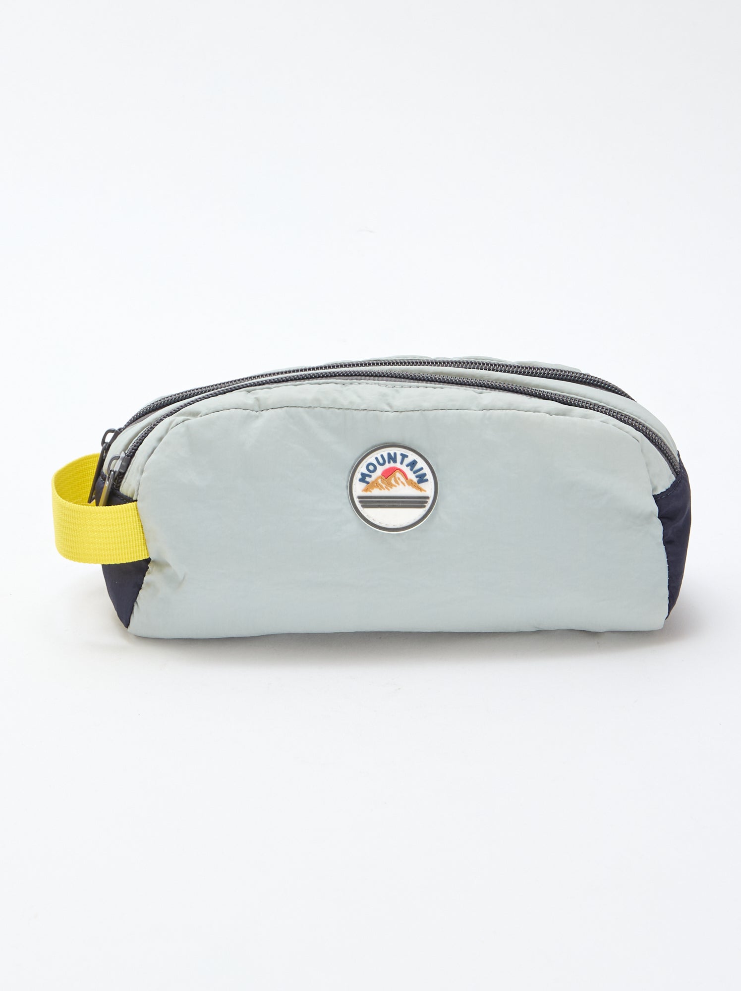 Trousse color bloc double compartiment