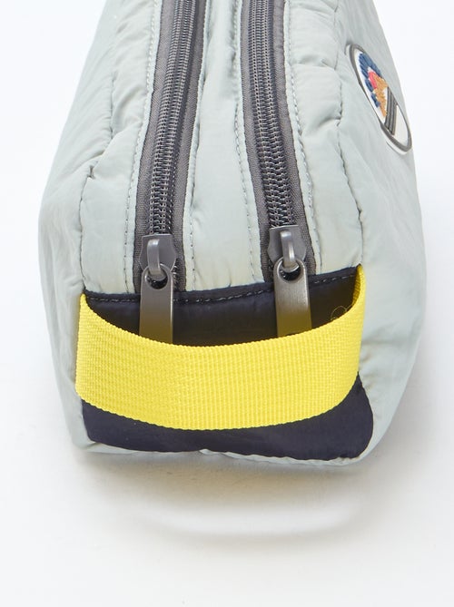 Trousse color bloc double compartiment - Kiabi