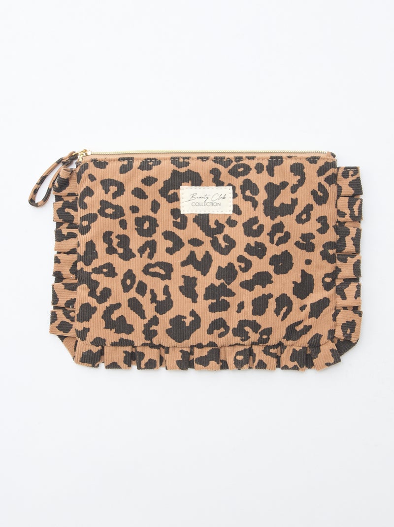 Trousse cosmétique Marron - Kiabi