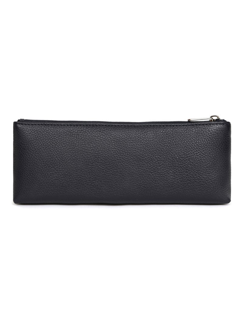 Trousse  Cuir CONFORT Bleu marine - Kiabi
