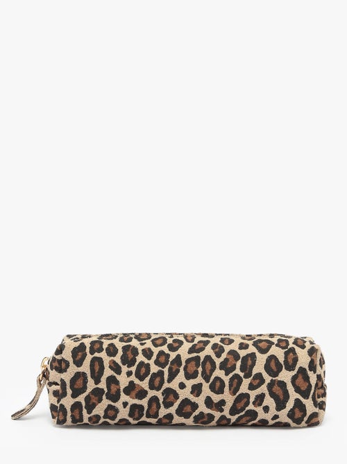 Trousse Cuir Milano Cuir De Vachette - Kiabi