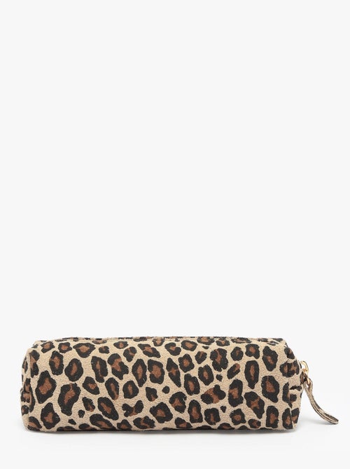 Trousse Cuir Milano Cuir De Vachette - Kiabi