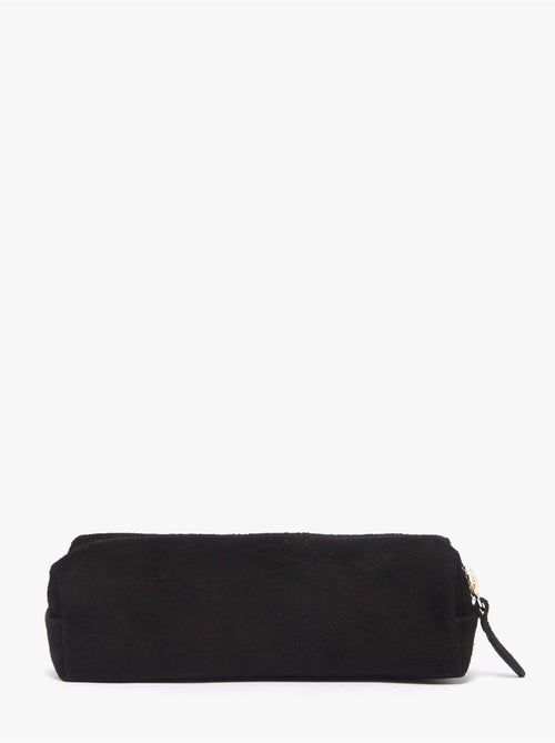Trousse cuir milano cuir de vachette - Kiabi