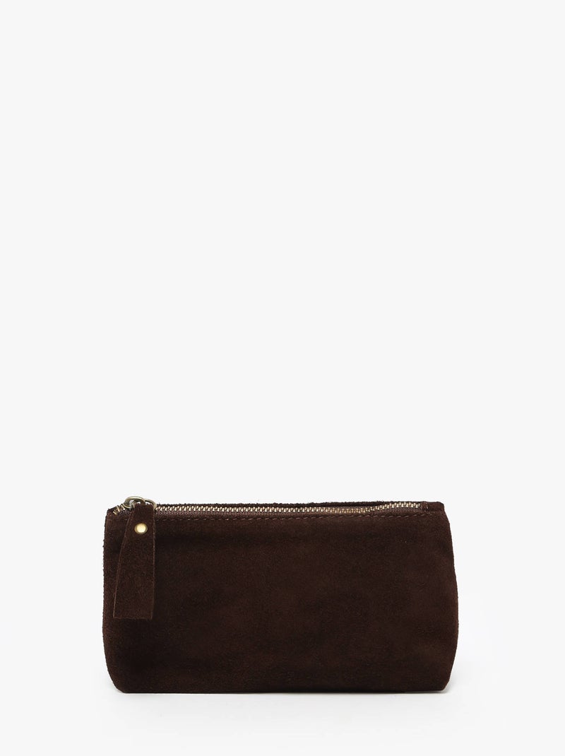 Trousse Cuir Milano Cuir De Vachette Noir Rouge Noir - Kiabi
