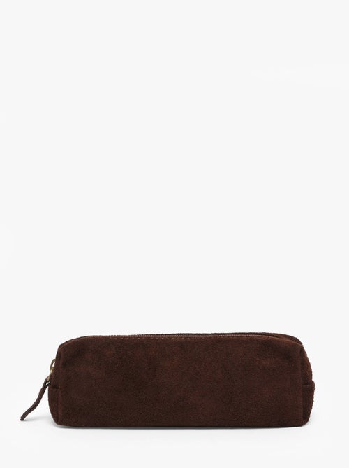 Trousse Cuir Milano Cuir De Vachette - Kiabi