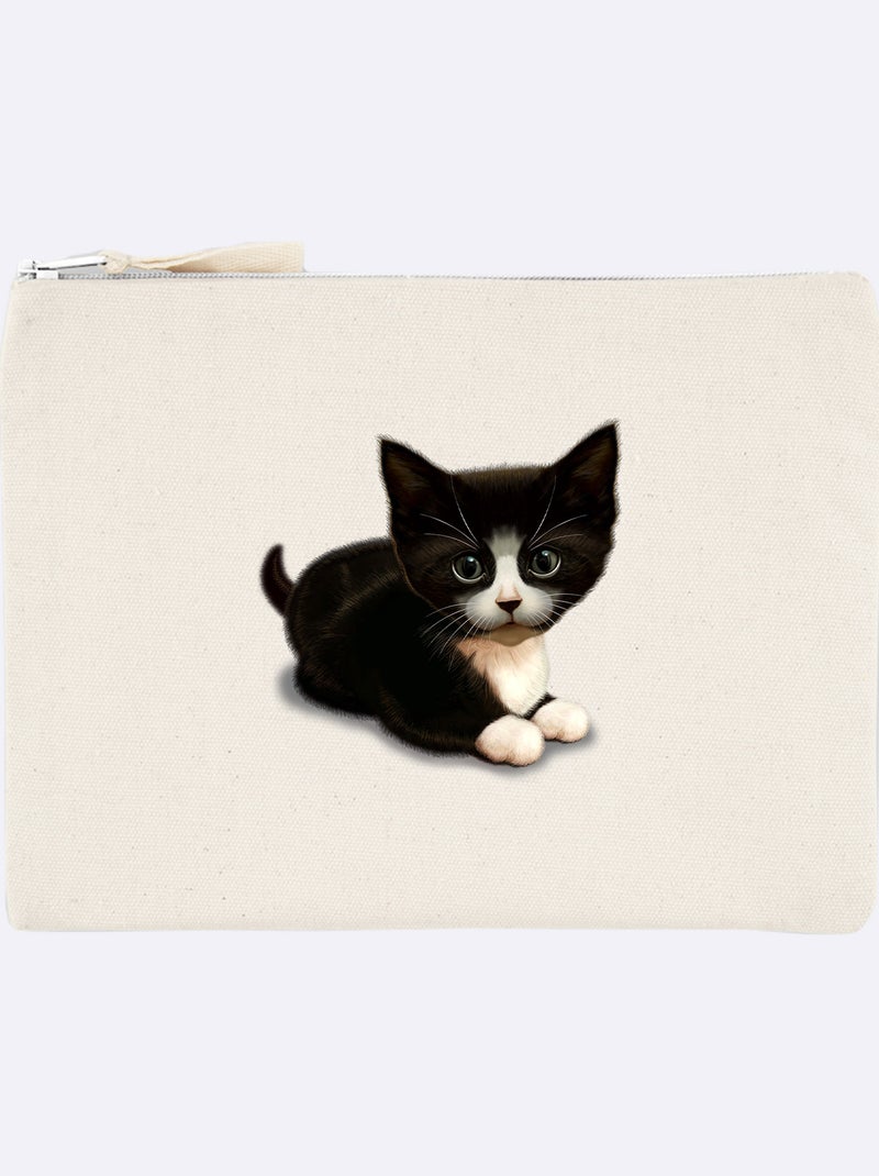 Trousse CUTE CAT Beige - Kiabi