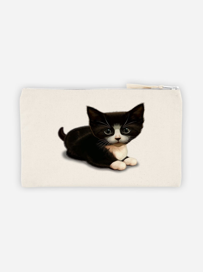 Trousse CUTE CAT Beige - Kiabi