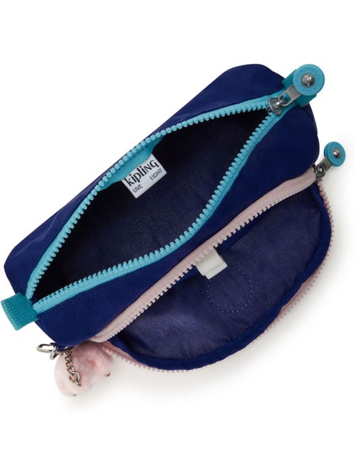 Trousse Cute Kipling 22 cm en tissu texturé 2 compartiments zippés - Kiabi Trousse Cute Kipling 22 cm en tissu texturé 2 compartiments zippés - Kiabi