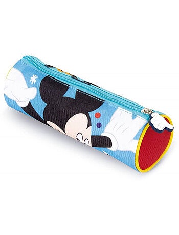 Trousse cylindrique 21x7x7 cm - Mickey & Pluto