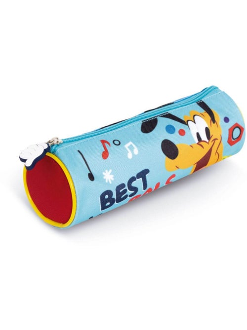 Trousse cylindrique 21x7x7 cm - Mickey & Pluto - Kiabi
