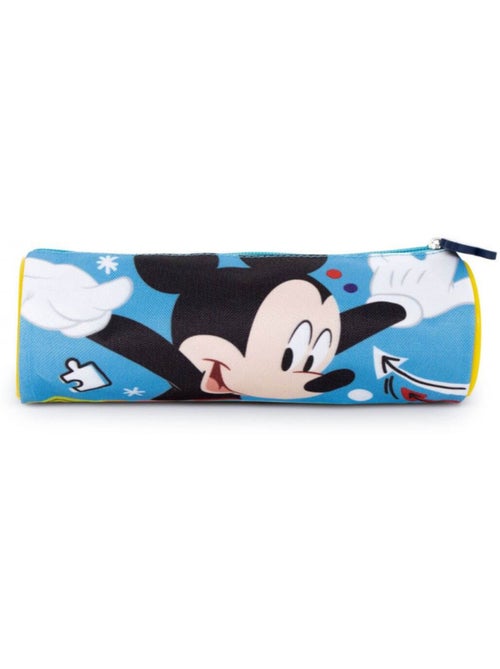 Trousse cylindrique 21x7x7 cm - Mickey & Pluto - Kiabi